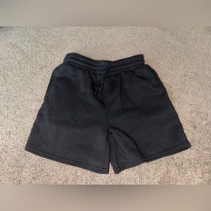 Basics With Love Black Fleece Lounge Shorts - Size Small